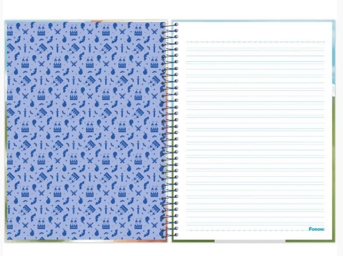 CADERNO CALIGRAFIA ESPRIAL AVENTURINOS